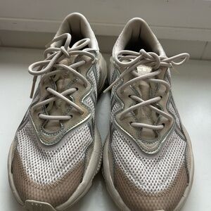 adidas Kids Sneakers in Cream, Gray, and Brown